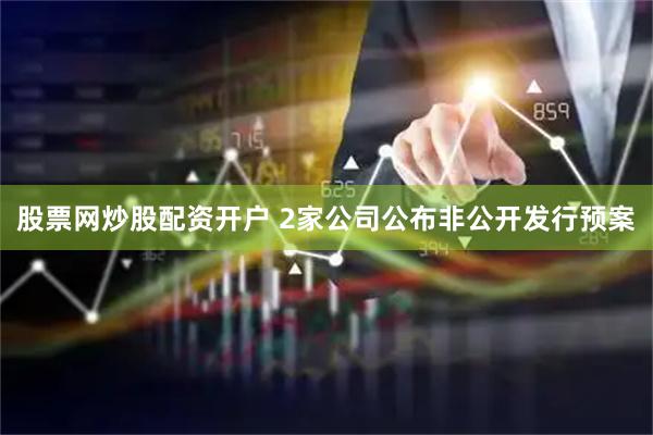 股票网炒股配资开户 2家公司公布非公开发行预案