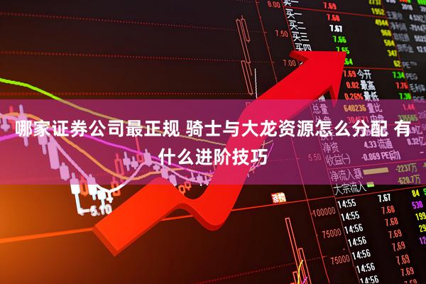 哪家证券公司最正规 骑士与大龙资源怎么分配 有什么进阶技巧